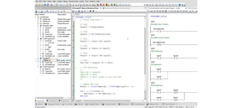 Lenguaje de programacion de automatas Structured Text (ST)