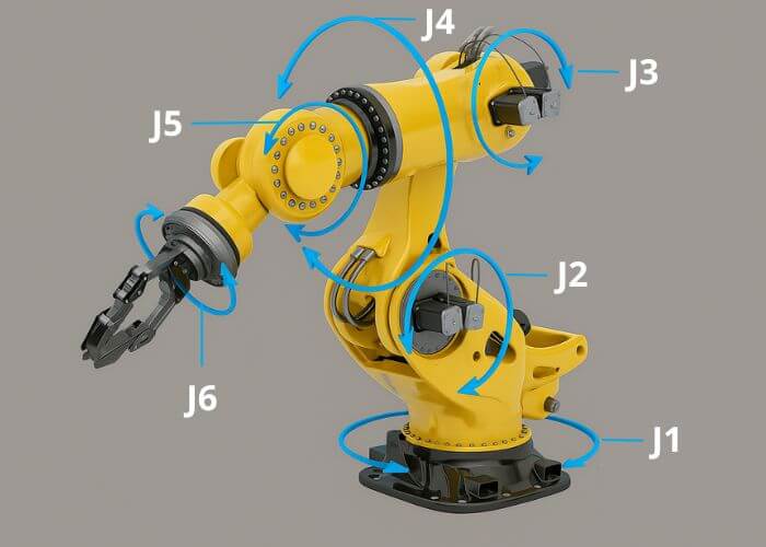 robot industrial de 6 ejes