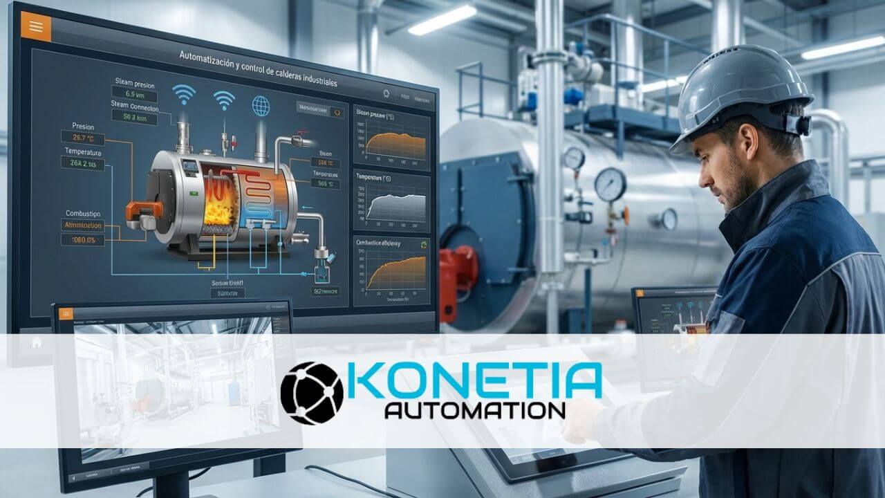 Automatización y Control de Calderas Industriales - Konetia